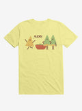 Aliens Chip Guacamole Dip Corn Silk Yellow T Shirt T Shirt High Search Demand Daily Wear