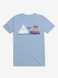Iceberg Boop Ship Light Blue T Shirt T Shirt Viral TikTok Humor Gift