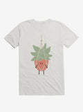 Hang In There House Plant White T Shirt T Shirt Premium Print Funny Quote