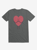 Heart Making Heart Hands Charcoal Grey T Shirt T Shirt Premium Print Gift Ready