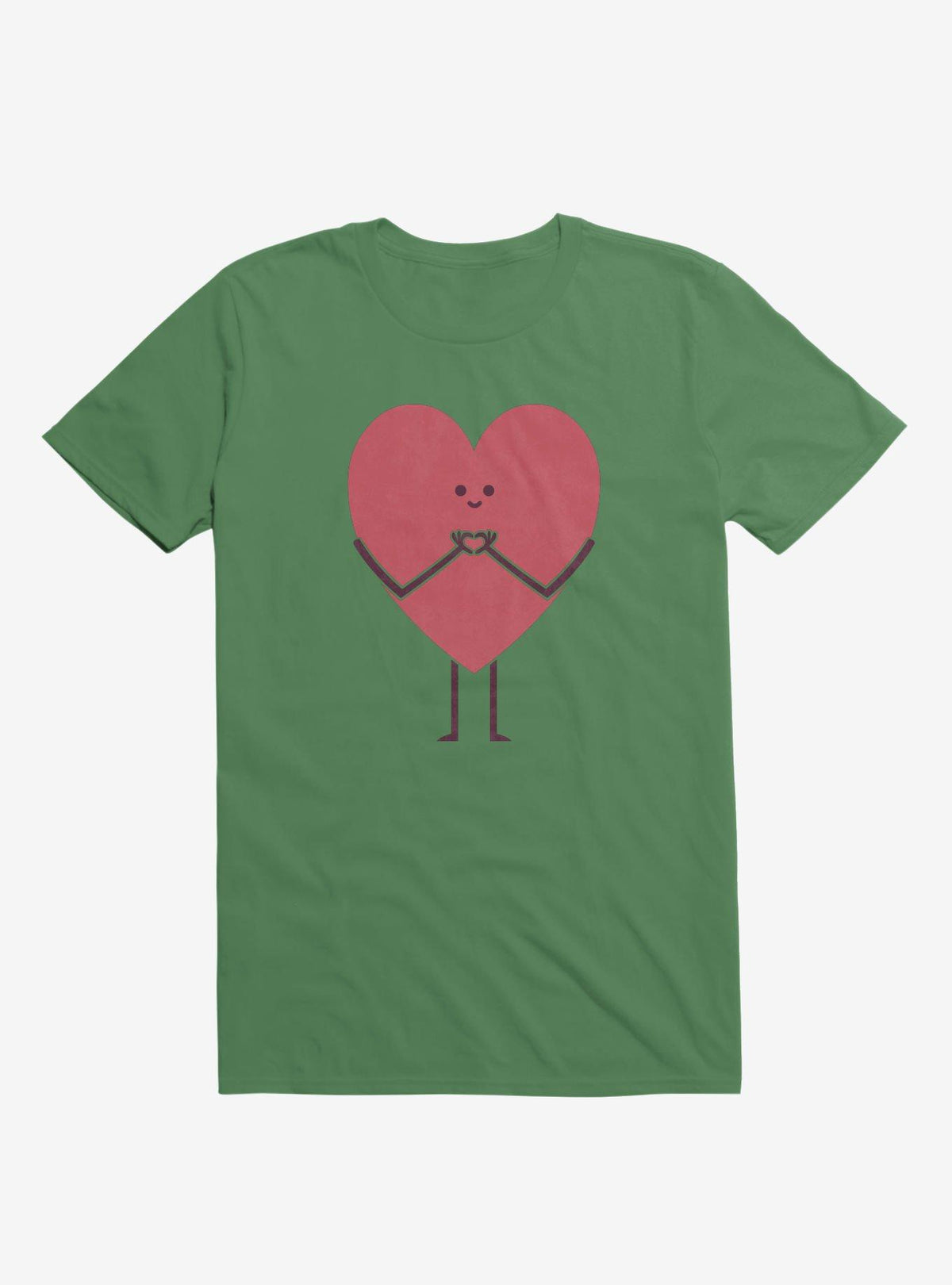 Heart Making Heart Hands Irish Green T Shirt T Shirt Comfort Fit Daily Wear