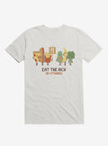 Eat The Rich In Vitamins Food White T Shirt T Shirt Comfort Fit Funny Quote