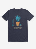 Indoor Comfy Plant Navy Blue T Shirt T Shirt Viral TikTok Daily Wear