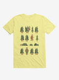 Bigfoot Forest Corn Silk Yellow T Shirt T Shirt Viral TikTok Best Seller Look