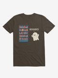 Booooks Ghost Book Library Lover Brown T Shirt T Shirt Trending US Humor Gift