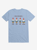 Gnow Your Gnomes Light Blue T Shirt T Shirt Comfort Fit Best Seller Look