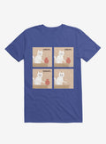 Purrhaps Mischievous Cat Royal Blue T Shirt T Shirt Streetwear Style Gift Ready
