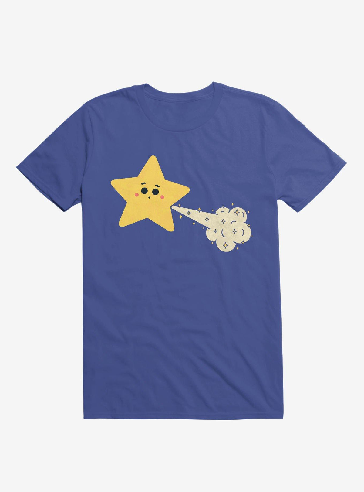 Sparkle Tooting Star Royal Blue T Shirt T Shirt High Search Demand Funny Quote