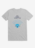 Angry Wi Fi Hey I m Doing The Best I Can Ice Grey T Shirt T Shirt Streetwear Style Funny Quote