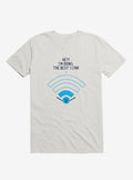 Angry Wi Fi Hey I m Doing The Best I Can White T Shirt T Shirt Premium Print Daily Wear
