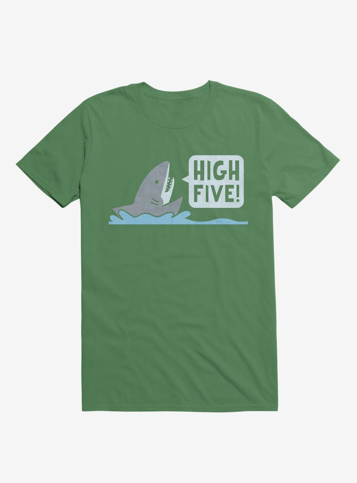 Shark High Five Irish Green T Shirt T Shirt Premium Print Funny Quote