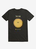 The Sun One Star Rating Black T Shirt T Shirt Streetwear Style Best Seller Look