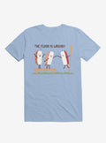 Sushi The Floor Is Wasabi Light Blue T Shirt T Shirt Streetwear Style Humor Gift