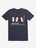 Sushi The Floor Is Wasabi Navy Blue T Shirt T Shirt Streetwear Style Gift Ready