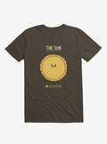 The Sun One Star Rating Brown T Shirt T Shirt Viral TikTok Daily Wear
