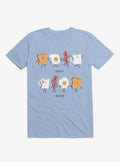 Opposites Breakfast Breakslow Light Blue T Shirt T Shirt High Search Demand Funny Quote