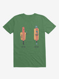 Opposites Hot Dog Cold Dog Irish Green T Shirt T Shirt Streetwear Style Funny Quote