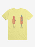 Opposites Hot Dog Cold Dog Corn Silk Yellow T Shirt T Shirt High Search Demand Humor Gift
