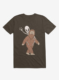 Alien And Sasquatch Piggyback Brown T Shirt T Shirt High Search Demand Best Seller Look
