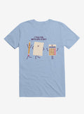 I Told You Math Was Scary Light Blue T Shirt T Shirt Comfort Fit Humor Gift