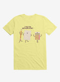 I Told You Math Was Scary Corn Silk Yellow T Shirt T Shirt Viral TikTok Daily Wear