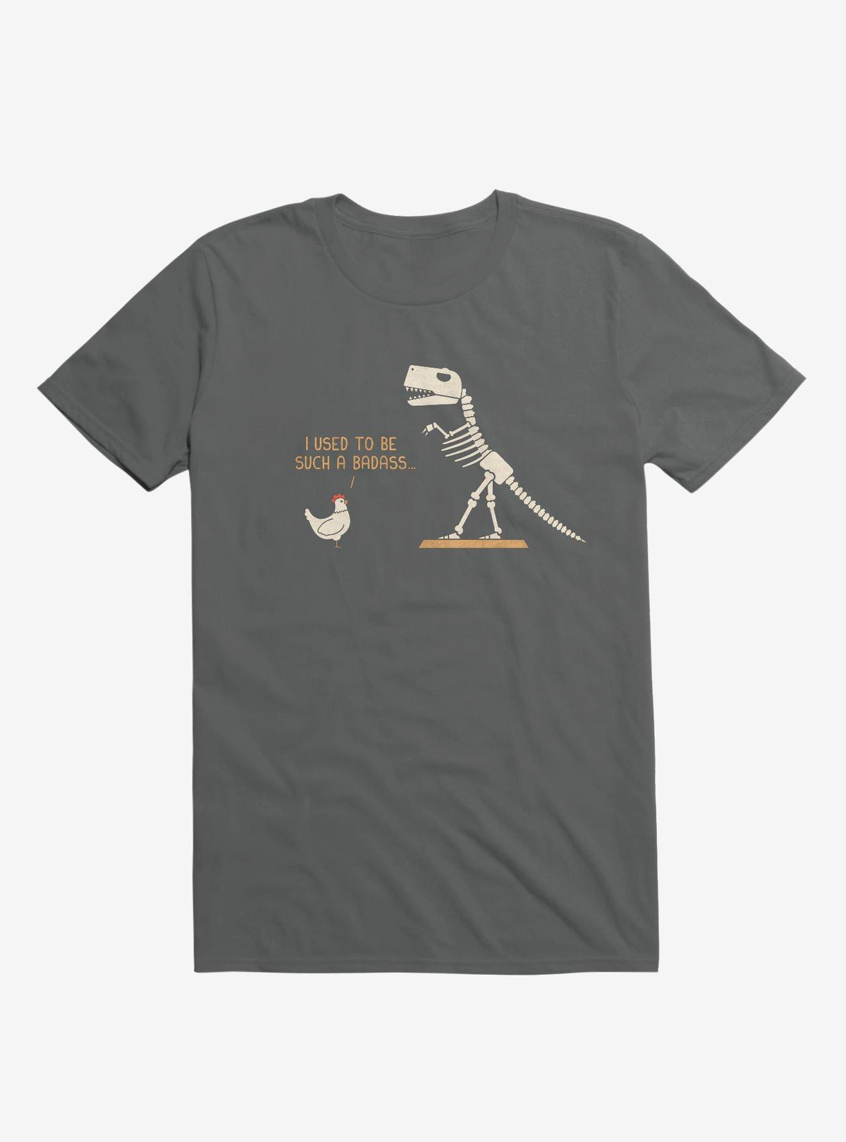 Chicken I Used To Be Bad Charcoal Grey T Shirt T Shirt Comfort Fit Best Seller Look