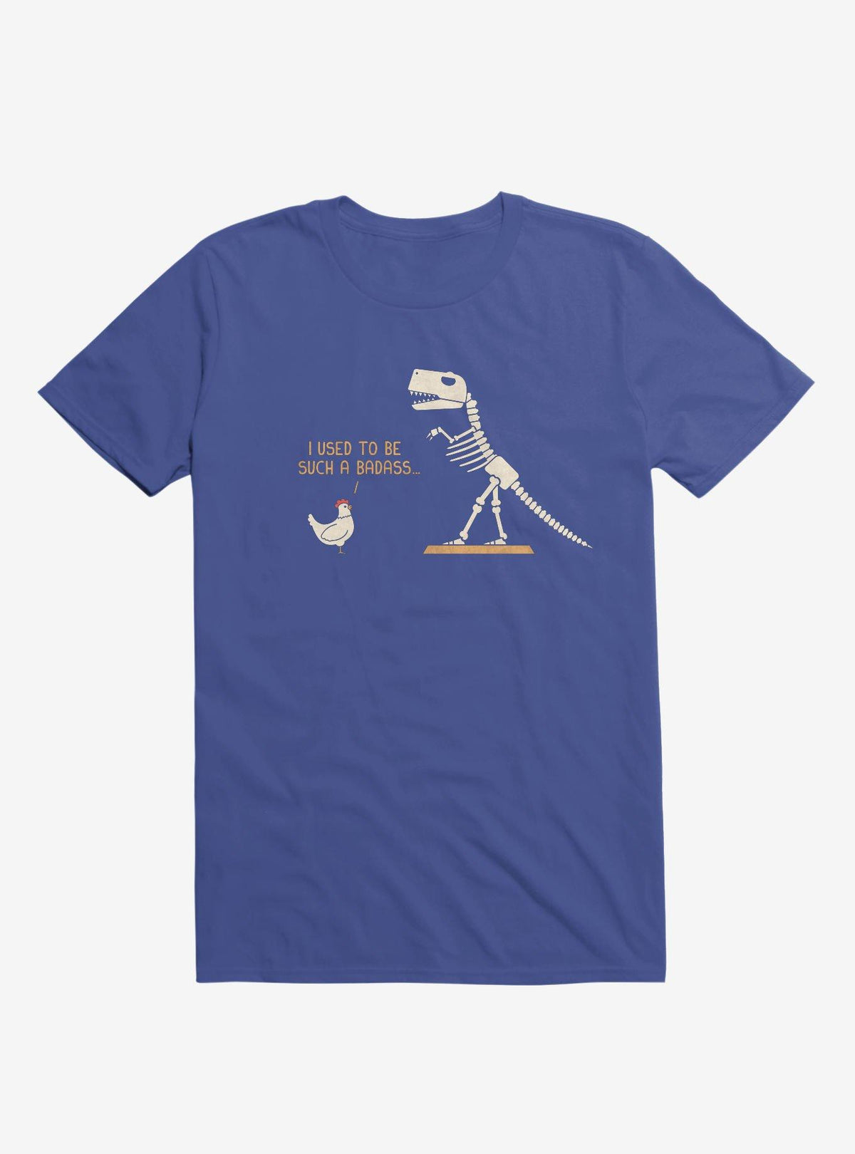 Chicken I Used To Be Bad Royal Blue T Shirt T Shirt Trending US Humor Gift