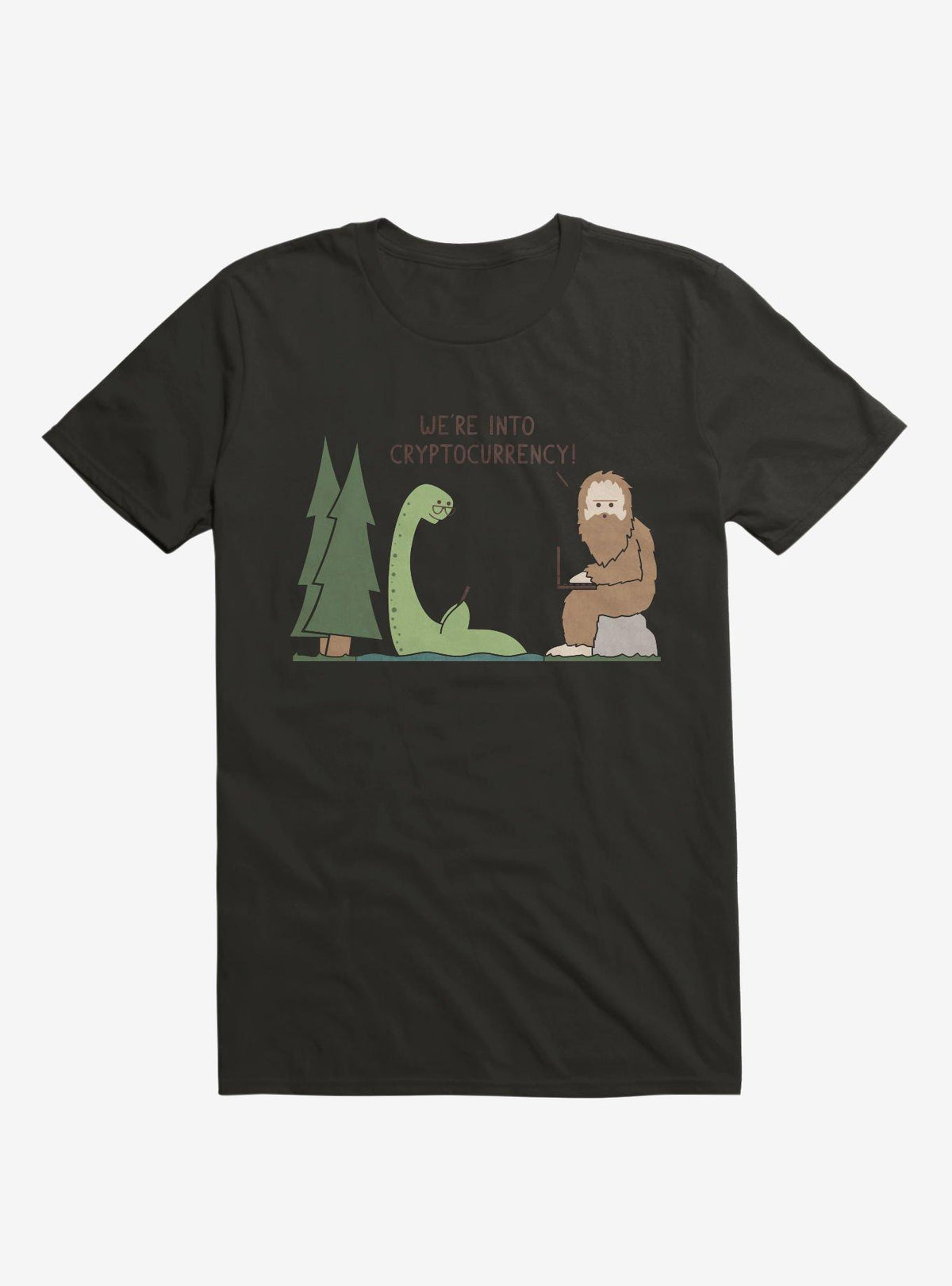 We re Into Cryptocurrency Mythical Creatures Black T Shirt T Shirt Viral TikTok Best Seller Look
