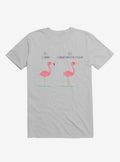 Know Your Birds A Flamingo Or Sunburned Swan Ice Grey T Shirt T Shirt Comfort Fit Gift Ready