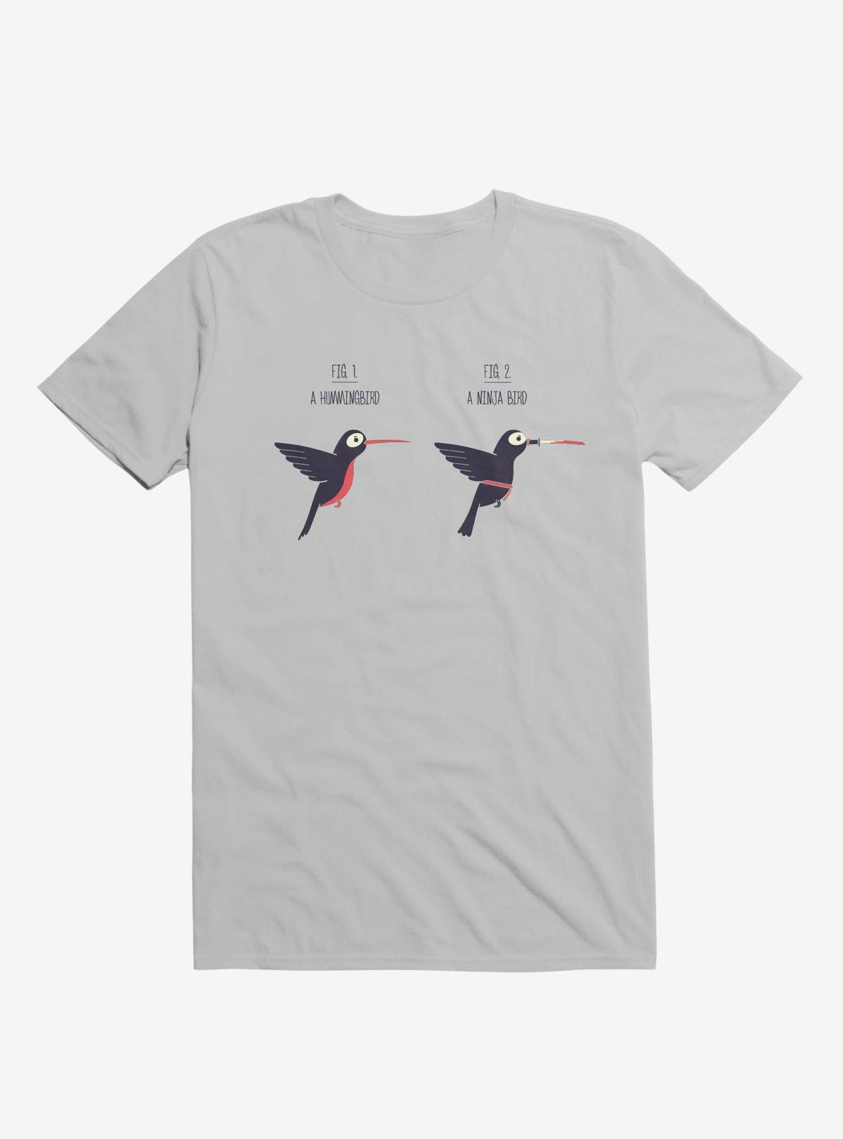 Know Your Birds A Hummingbird Or Ninja Bird Ice Grey T Shirt T Shirt Streetwear Style Best Seller Look