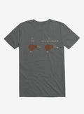 Know Your Birds A Kiwi Or Bird Roasting Marshmallow Charcoal Grey T Shirt T Shirt High Search Demand Gift Ready