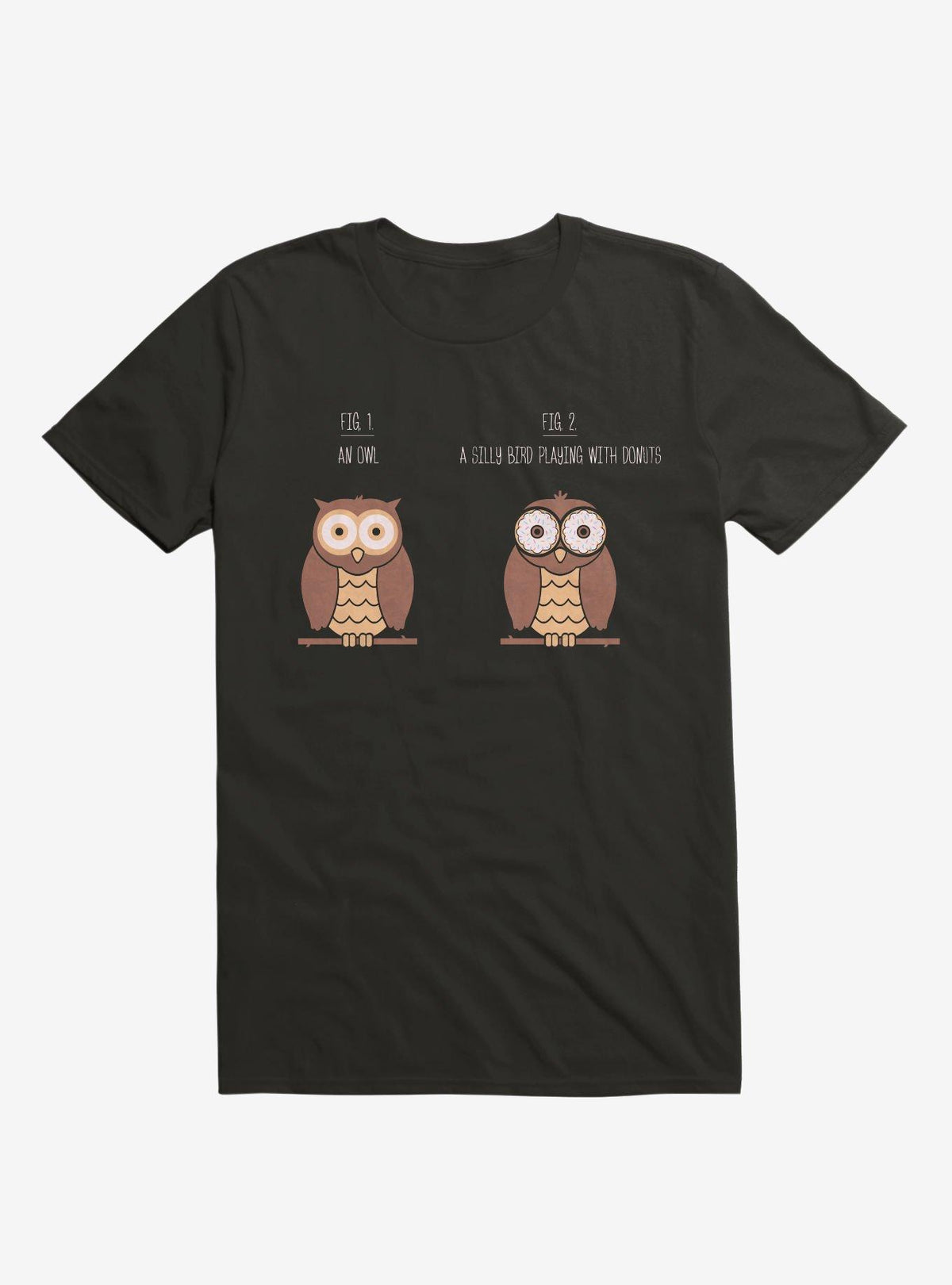 Know Your Birds An Owl Or Donut Eye Bird Black T Shirt T Shirt Viral TikTok Humor Gift