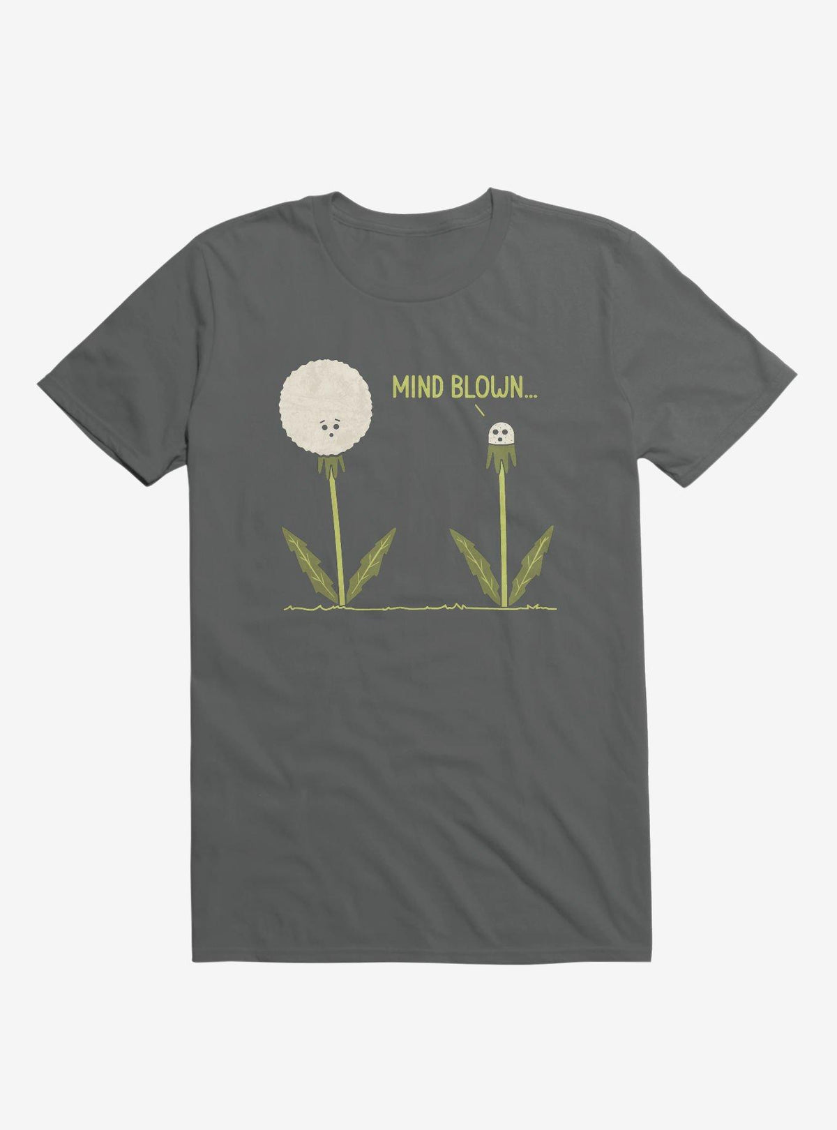 Mind Blown Dandelion Charcoal Grey T Shirt T Shirt Trending US Funny Quote