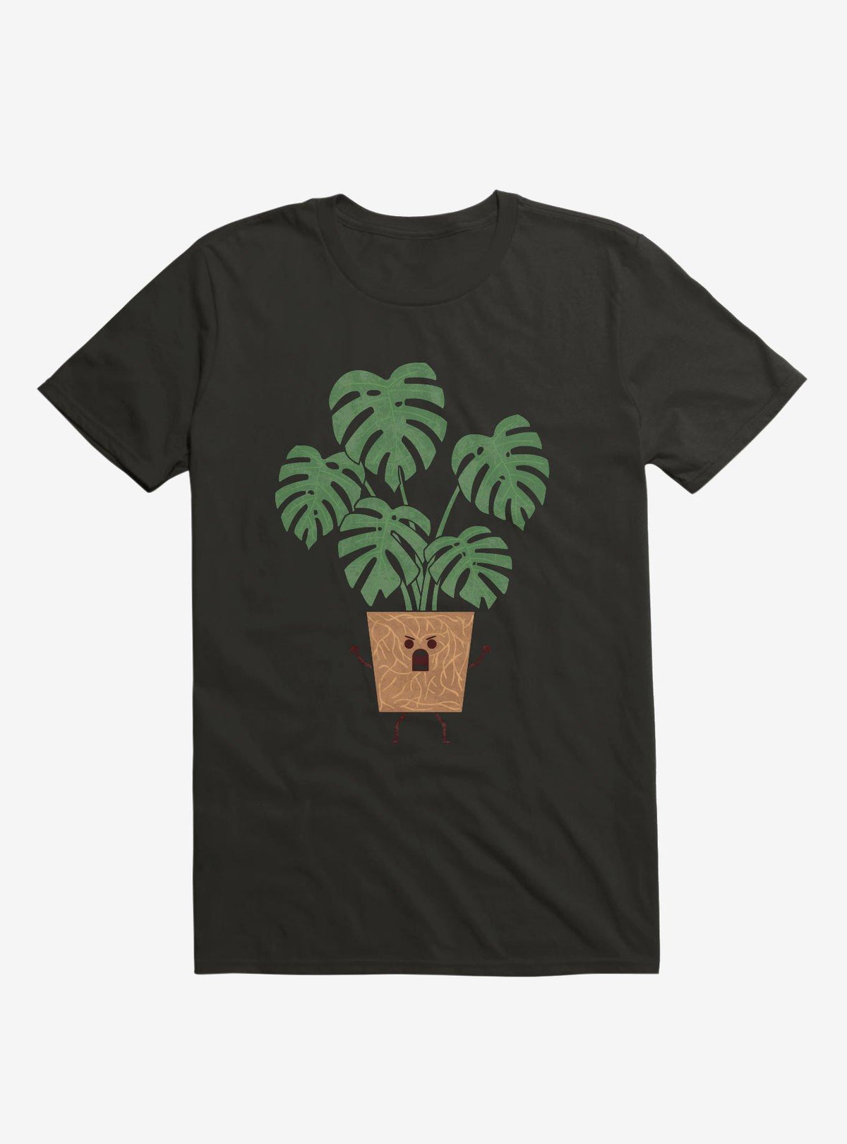Monstera House Plant Black T Shirt T Shirt High Search Demand Funny Quote