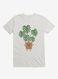 Monstera House Plant White T Shirt T Shirt Comfort Fit Daily Wear