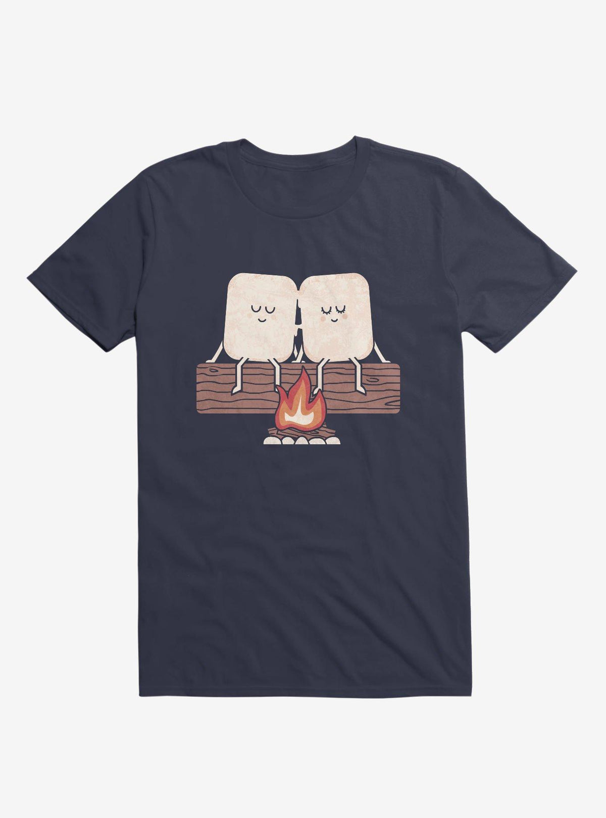 I Melt With You Marshmallows Navy Blue T Shirt T Shirt Trending US Funny Quote