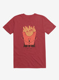 Nospotatu Vampire Fries Red T Shirt T Shirt Trending US Daily Wear