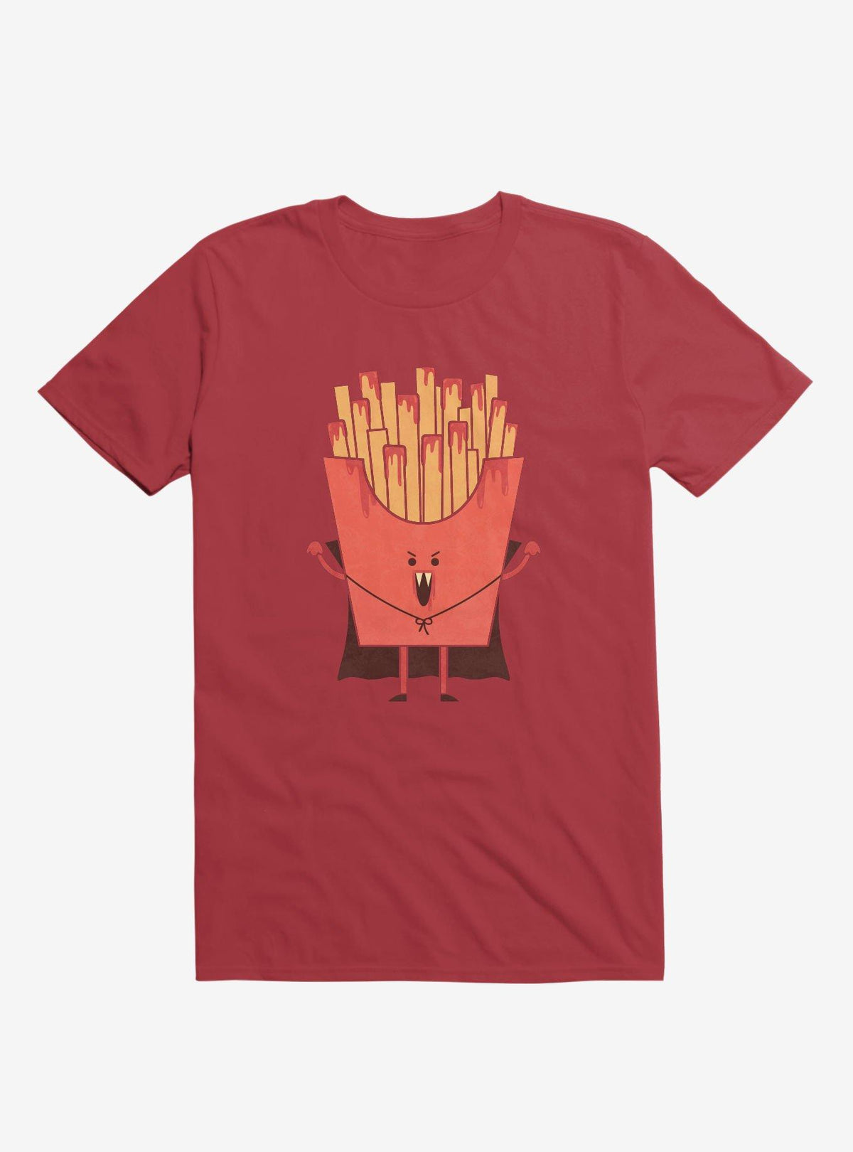 Nospotatu Vampire Fries Red T Shirt T Shirt Trending US Daily Wear