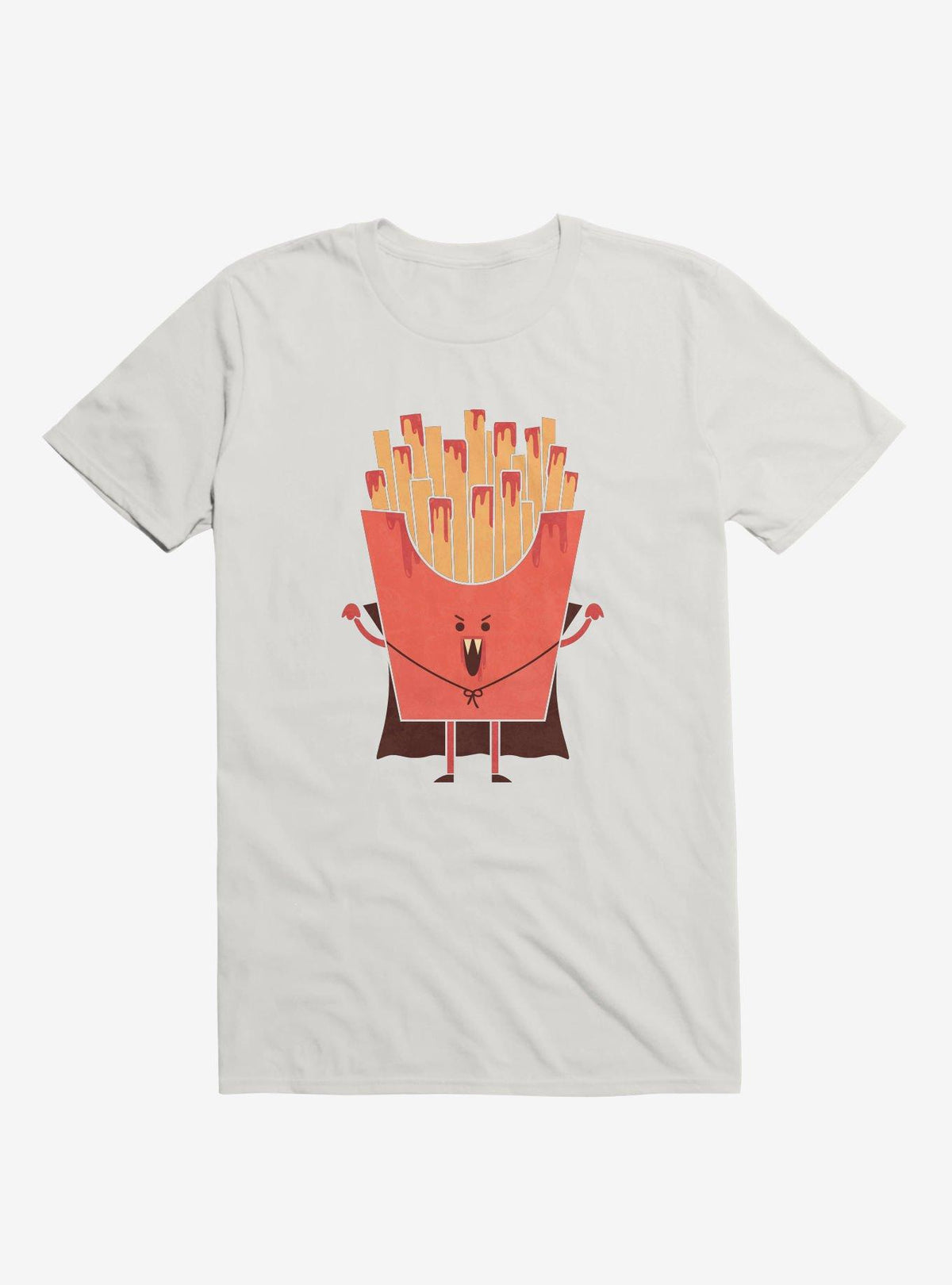 Nospotatu Vampire Fries White T Shirt T Shirt Premium Print Best Seller Look