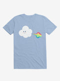 Cloud Oops Rainbow Light Blue T Shirt T Shirt High Search Demand Best Seller Look