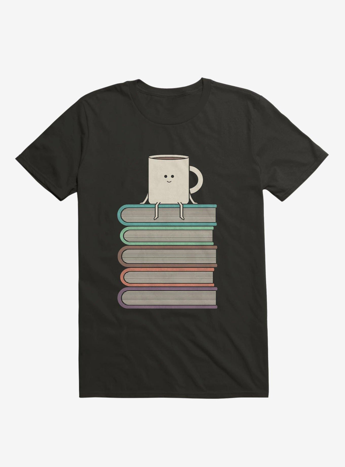 Top Of The World Cup On Books Black T Shirt T Shirt High Search Demand Best Seller Look