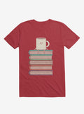 Top Of The World Cup On Books Red T Shirt T Shirt Trending US Gift Ready