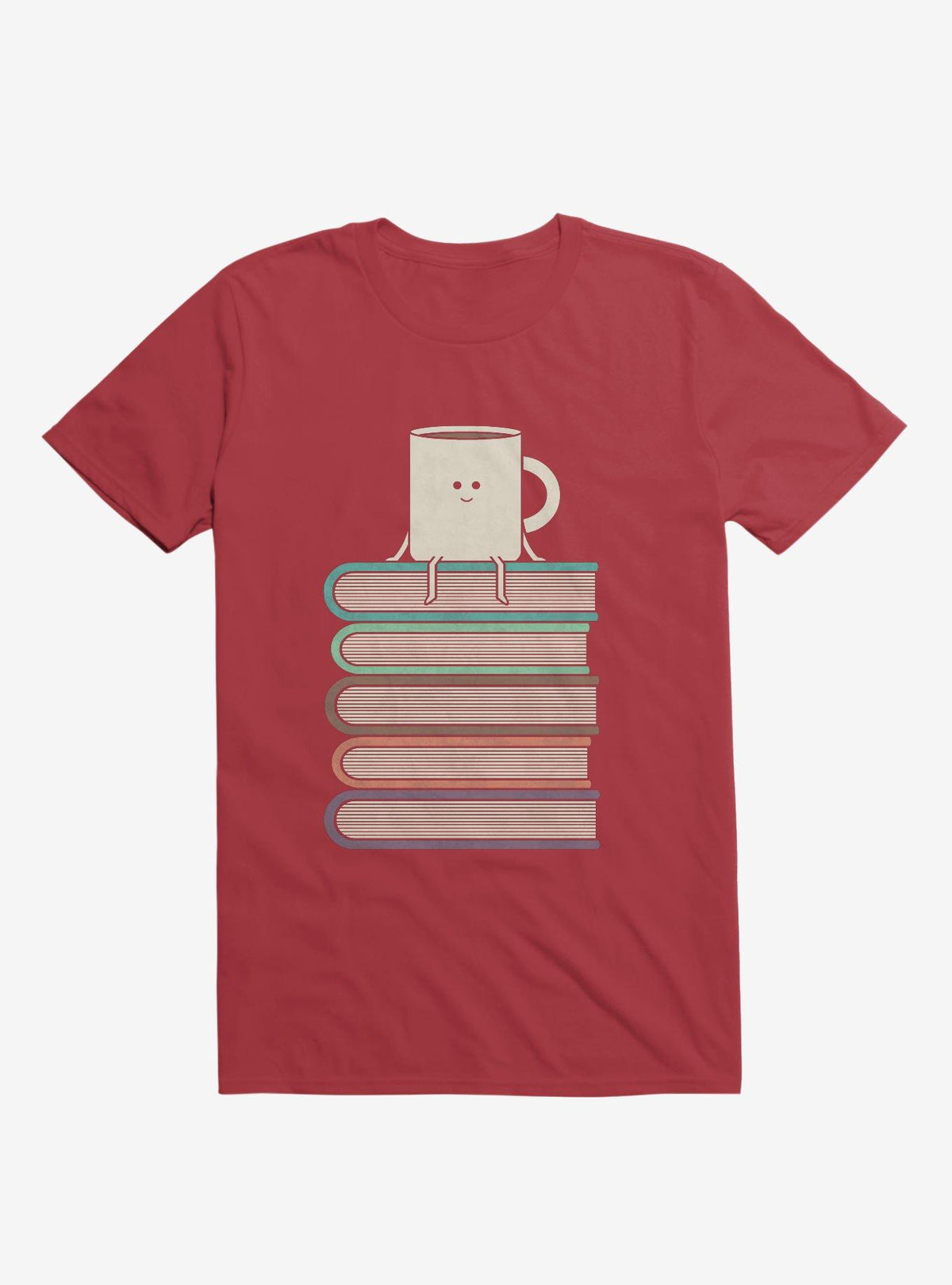 Top Of The World Cup On Books Red T Shirt T Shirt Trending US Gift Ready