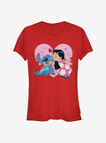 island alien duo island girl And Valentine Kisses Girls T-Shirt