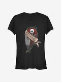 spooky holiday Jack Eternal Girls T-Shirt