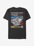 retro platform gamer Kart Checkers T-Shirt