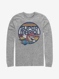 retro platform gamer Super Flyer Long-Sleeve T-Shirt