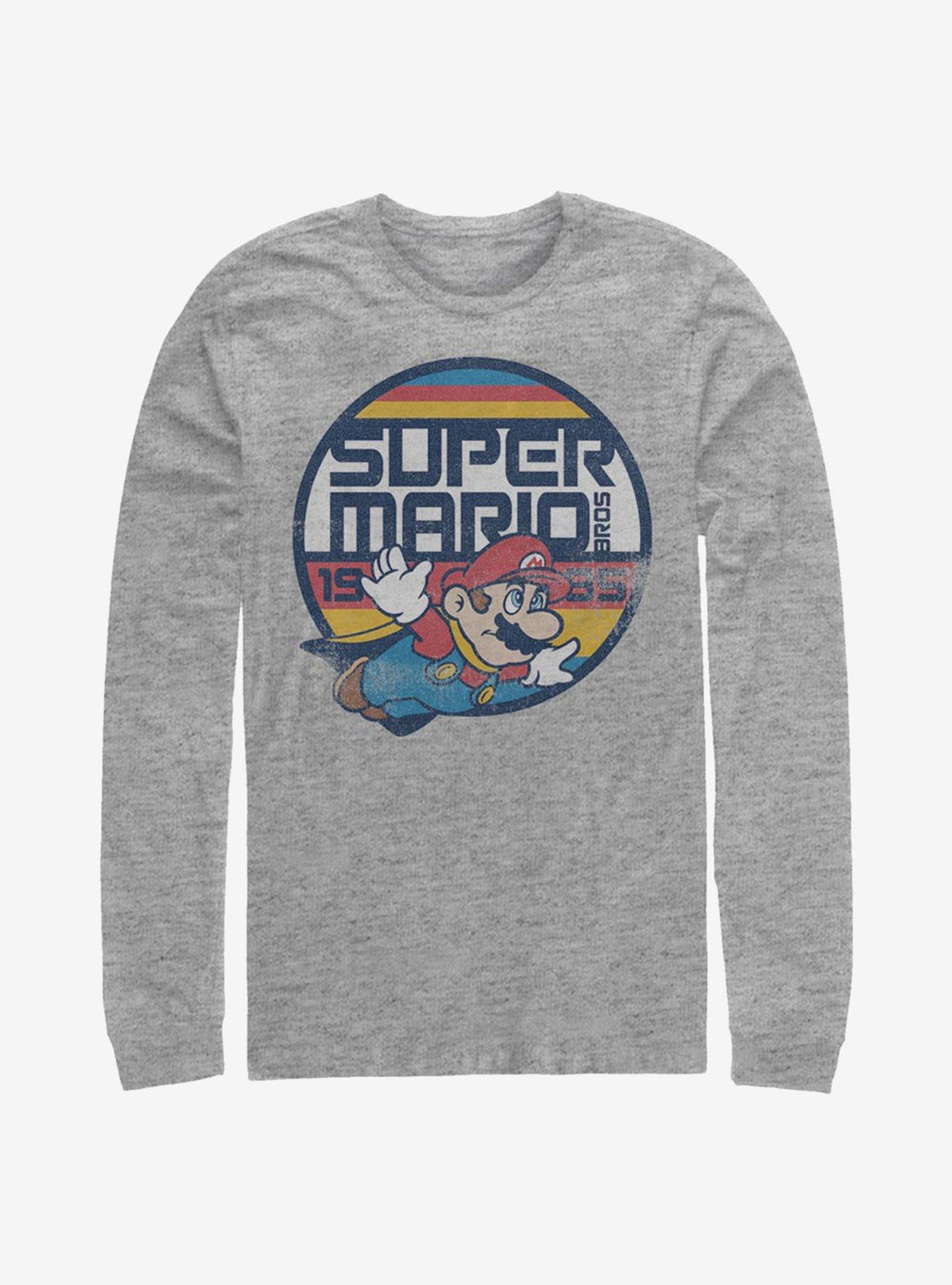 retro platform gamer Super Flyer Long-Sleeve T-Shirt