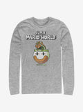 retro platform gamer Bowser Is King Long-Sleeve T-Shirt