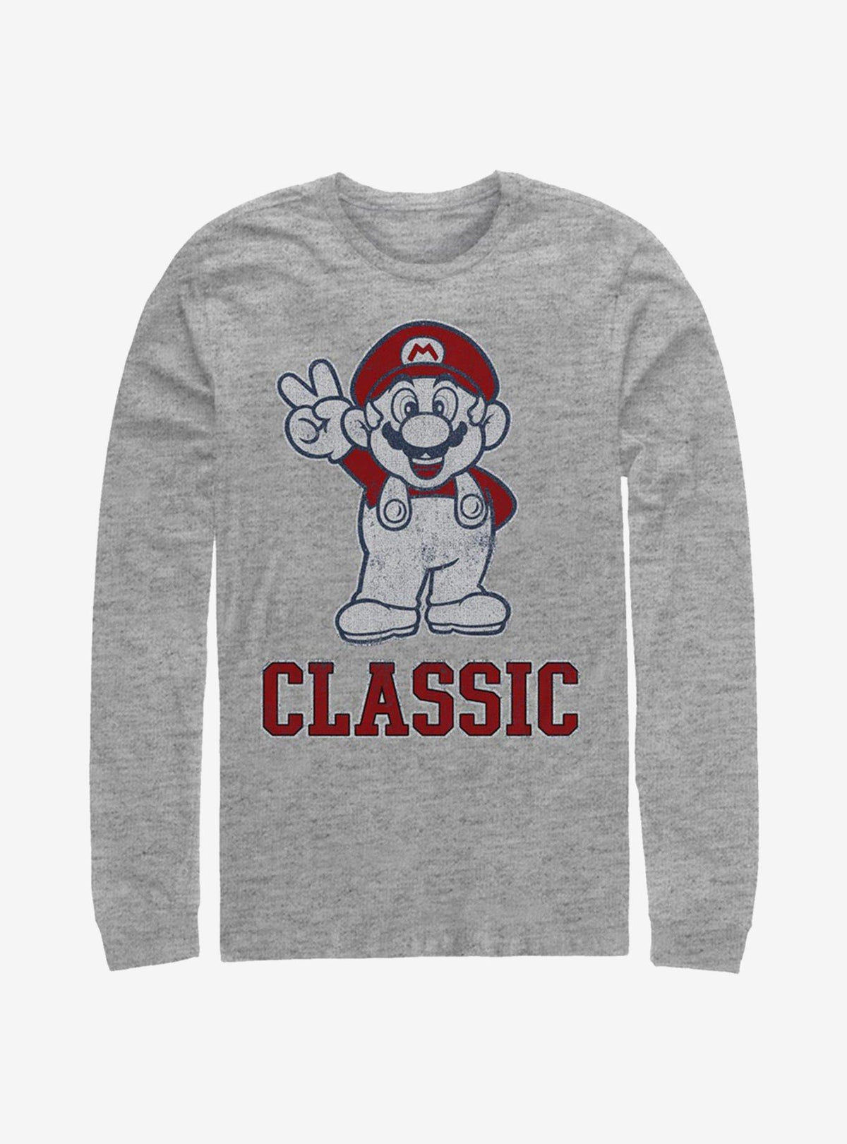 retro platform gamer Classic Bro Long-Sleeve T-Shirt